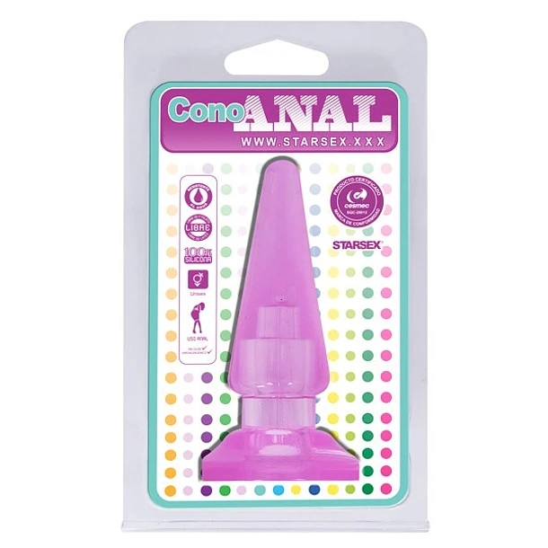 Mini Plug Anal Liso 10cm